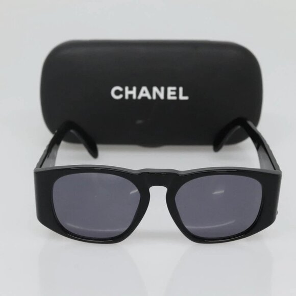 CHANEL Sunglasses plastic Black CC Auth yk19492 main image 8